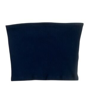 Black Ribbed Tube Top